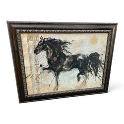 The Black Horse| Lepa Zena" by artist Marta Gottfriedo