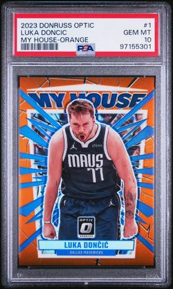 Luka Doncic - 2023 Optic - My House - PSA 10