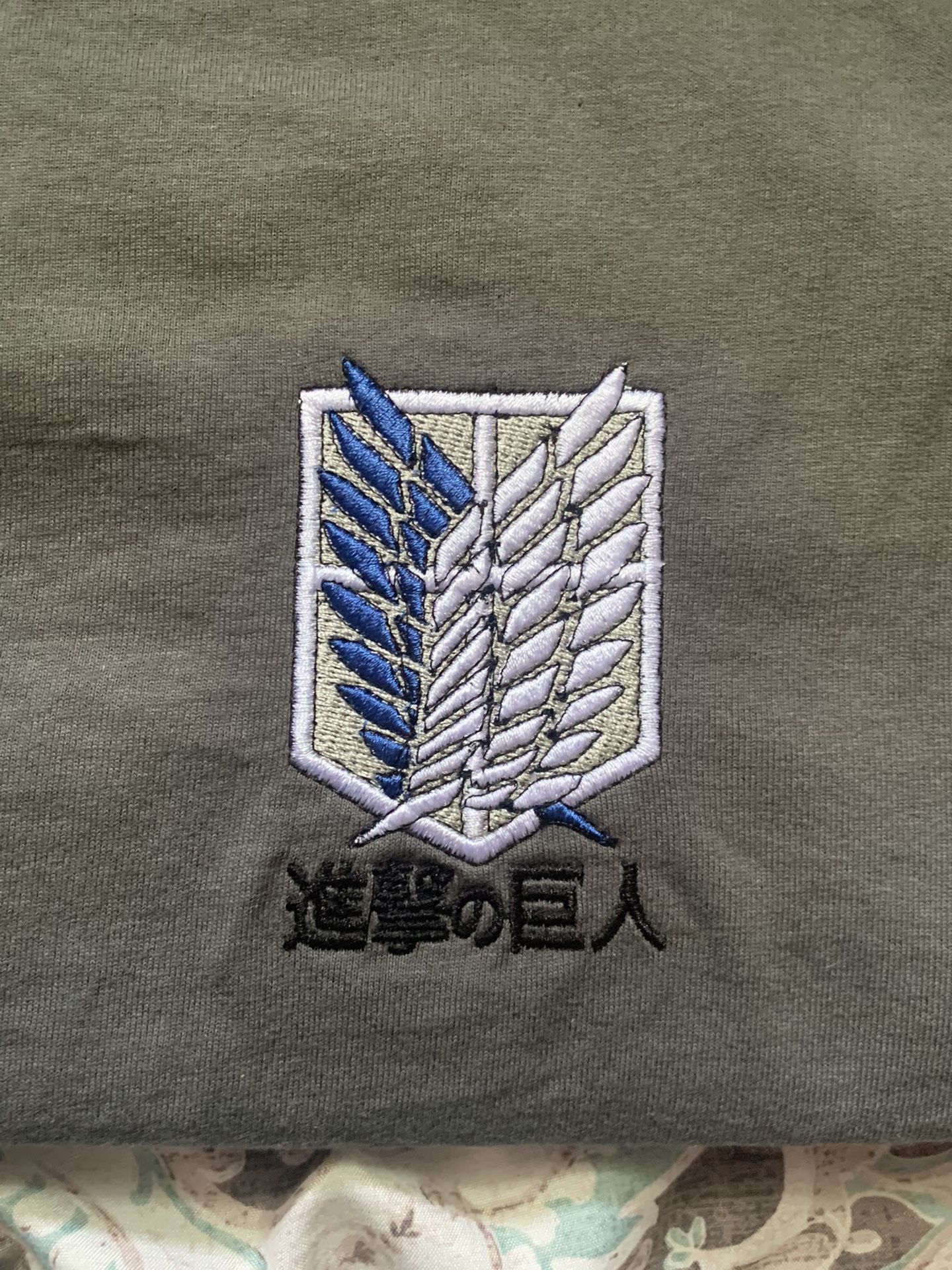Anime Embroidered Logo Attack On Titan