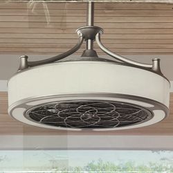 Brand new 22 inch indoor/outdoor ceiling lamp with remote control