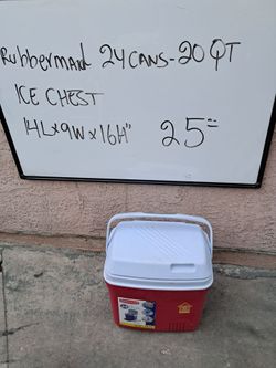 Rubbermaid 20 Qt Ice Chest Cooler