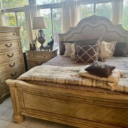Tracy Has! A Gorgeous! King Size Bedroom Set By “ Kevin Charles “.