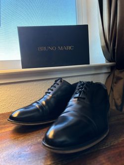 Black New York Bruno Marc Dress Shoes