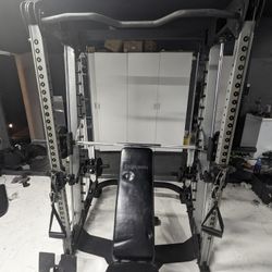 Power cage, Smith machine, functional trainer combo