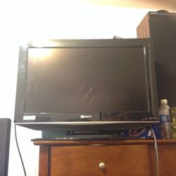 Sharp 31.2 inch tv with built in DVD player
