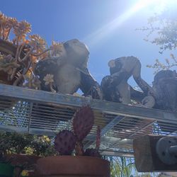 Fiberglass  Vintage  Statues