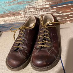 Dr Martens Leather Oxford lace yo Shoes Brown size 8 men’s  