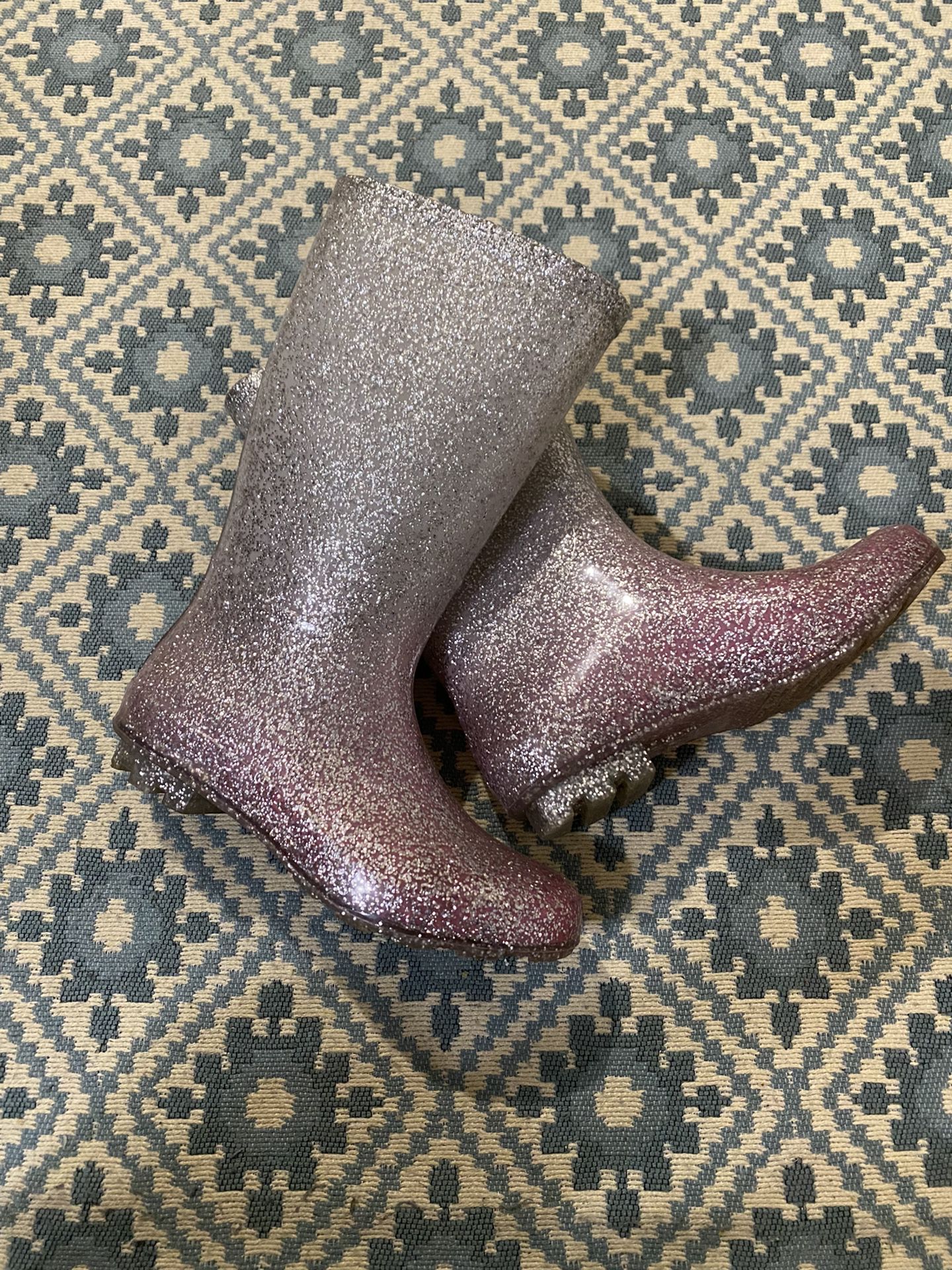 Glitter Rain Boots (Kids sz. 2)