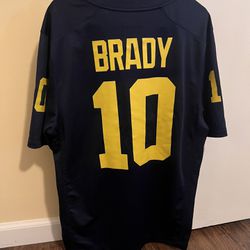 Tom Brady Jordan Michigan Jersey L