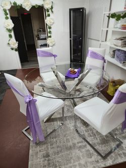 Glass Dining Table For Four