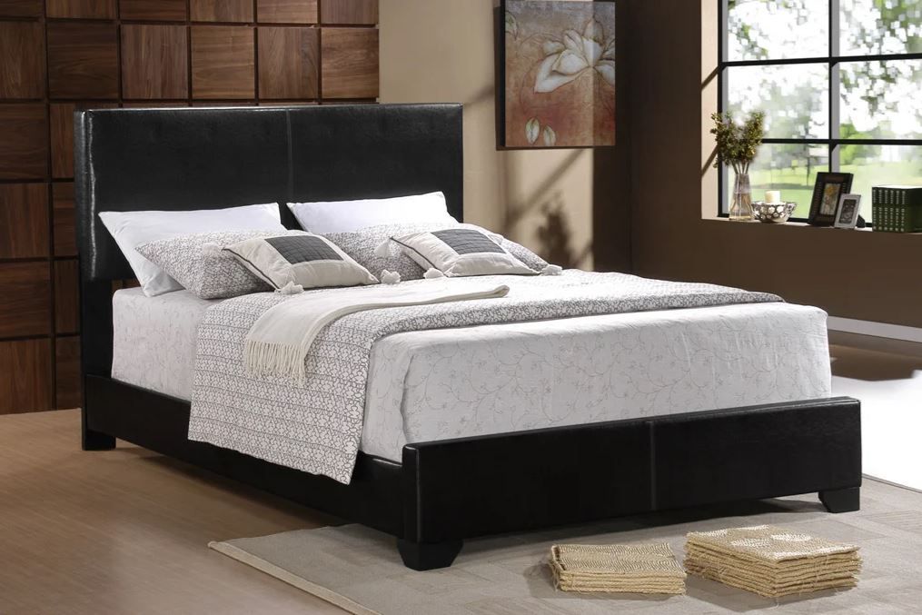 black king bed frame only