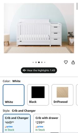 Graco all in one crib