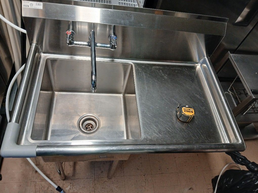 stainless steel sink right hand drainer
