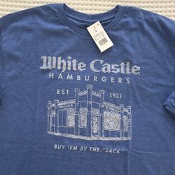 White Castle T-Shirt👕/NEW! One Medium Size And One Large, Your Choice, No Longer Available In Stores!
