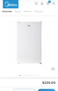 Upright Freezer Midea 3.0 cubic feet