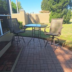 PATIO 3-PIECE BISTRO BAR SET