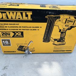 Dewalt 20 V Brad Neller kit with battery and charger