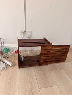 Dark Wood wifi router cover