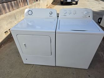 WHIRLPOOL WASHER&AMANA GAS DRYER SET