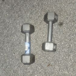 PAIR 10IB DUMBELLS 