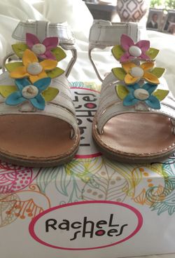 Little Girls Colorful Sandals! Great Condition!