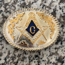 Belt Buckle, Masonic ,freemasonry, Freemason