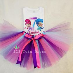 Shimmer & Shine Birthday Tutu Outfit