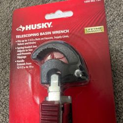 Husky 1-1/2 in. Quick-Release Telescoping Basin Wrench