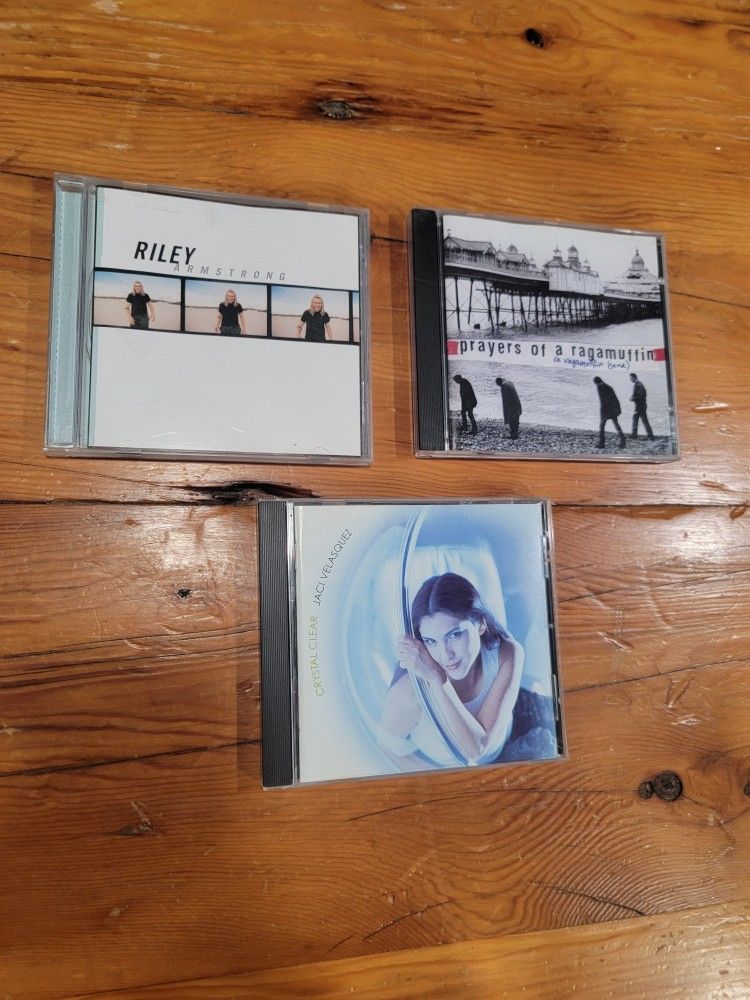 Set Of 3 CDs ~ Jaci Velasquez, Riley Armstrong, Prayers Of A Ragamuffin