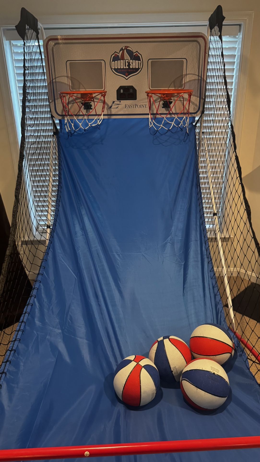 Double Shot Indoor Basketball Hoop 