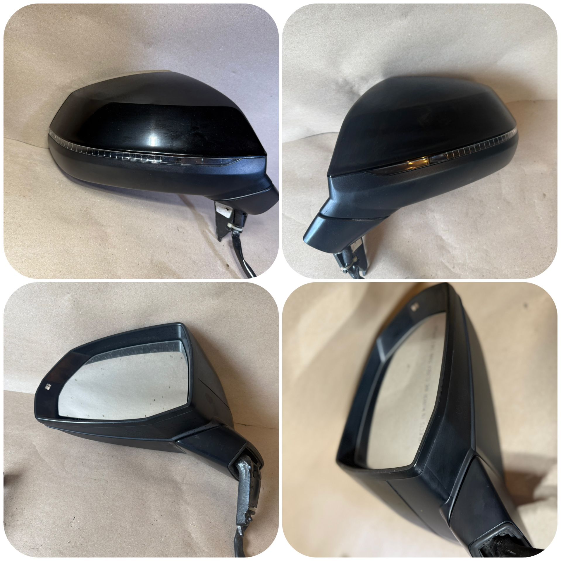 side mirrors for Audi q5 2017-2020 black price per piece