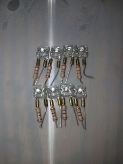 8 Micro Lights With 7.7 kohm Resistor - $8
