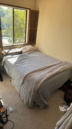 Full Size Bed Frame with Mattress