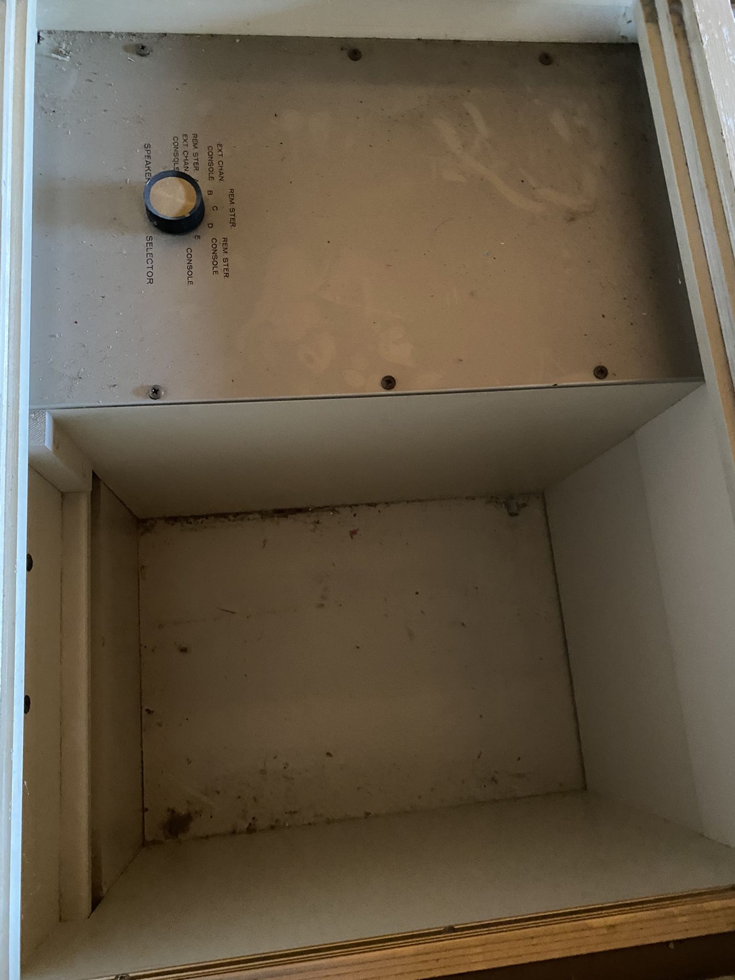 Vintage Stereo Record Player With Matching Mirror