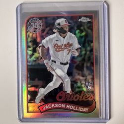 Topps Chrome 2024 Jackson Holliday Rookie Card