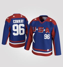 Might ducks Conway 96 USA JERSEY