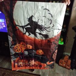 Beautiful Large Halloween Yard Banner Decor.