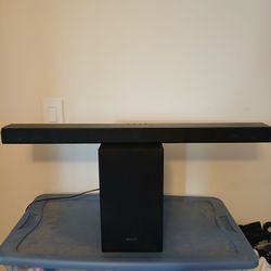 Samsung sound bar and powered subwoofer