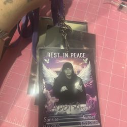 Funeral/Memorial lanyards 
