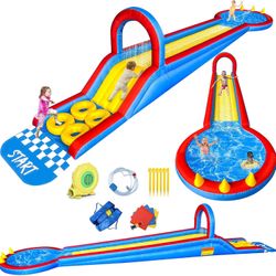 31ft Long Inflatable Water Slide 2550-8 For Sale