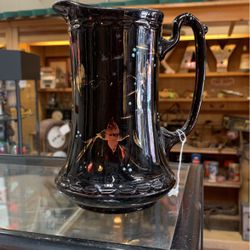 Beautiful Antique Glass Pitcher