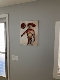 Lambarri Original and Unique Oil on Canvas Painting with Certificate of Authenticity by Lambarri.