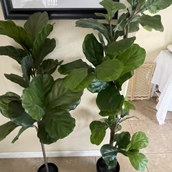 set of fake plants