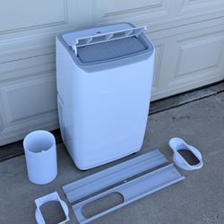 12000 BTU Air Conditioner Portable for Room Up to 400 Sq.Ft, Remote Control, 24H Timer, Dehumidifier & Fan Modes, 3-in-1 AC 