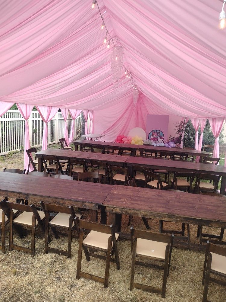 Brown Resin Chairs With Cushions