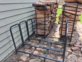 4 48inch wood racks 6 96inch wood racks