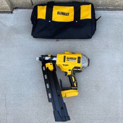 DEWALT 20V MAX Lithium-Ion Cordless Brushless 2-Speed 21° Plastic Collated Framing Nailer (Tool Only)