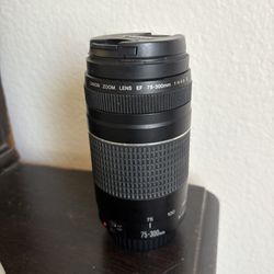 Canon EF 75 - 300mm F/4-5.6 III Telephoto Zoom Camera Lens