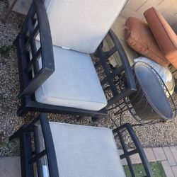 $120 BIG ROCKING CHAIR WITH FOOT STOOL 