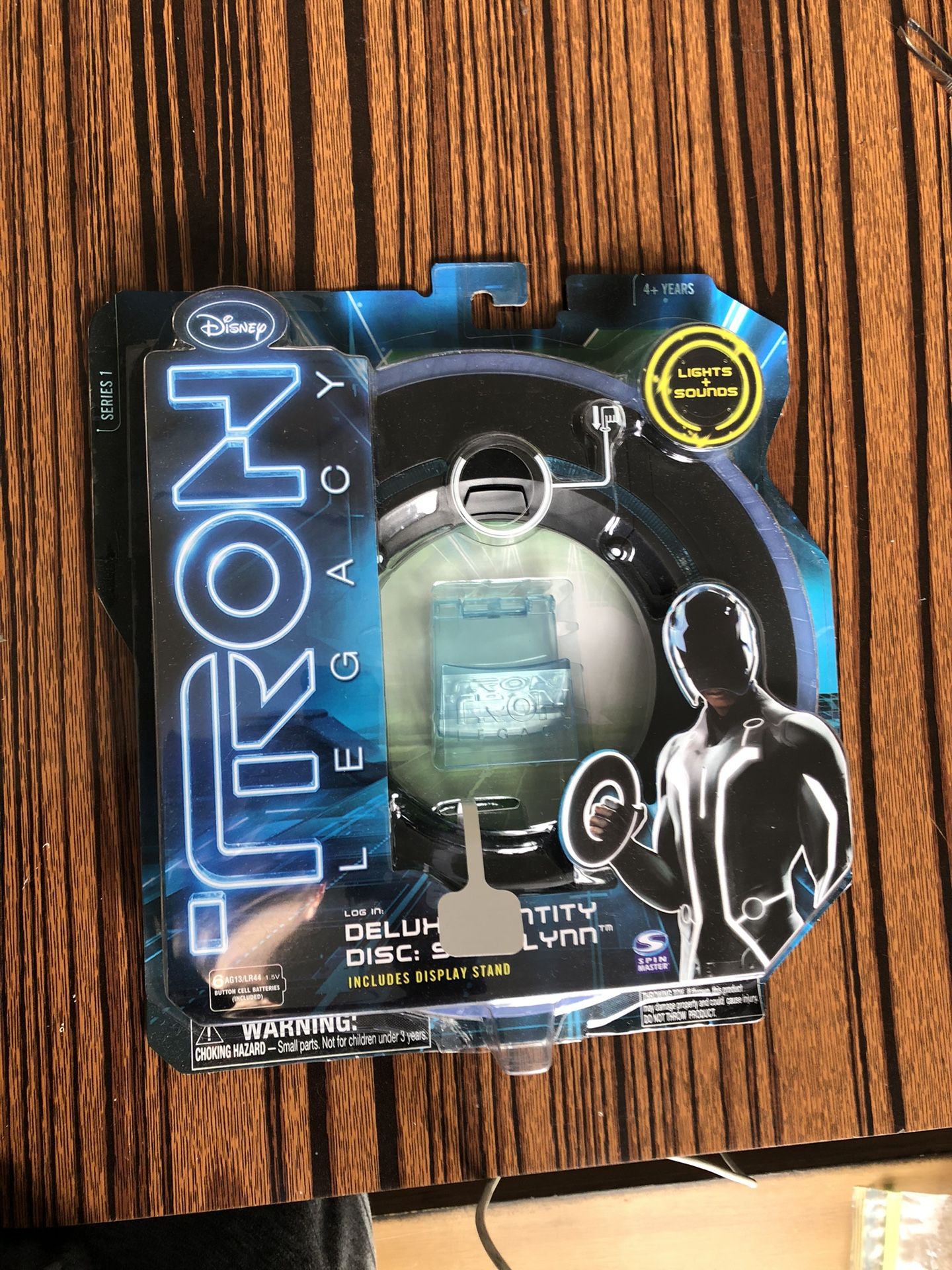 Tron Legacy Deluxe Identify Disc:Sam Flynn Lights And Sounds Spin Master Series1
